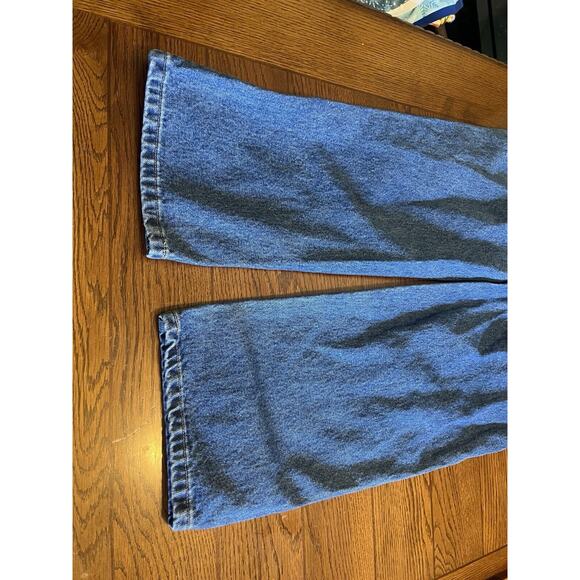 Cabelas Men's Jeans 38x30 Blue Dark Wash Straight Leg Denim Hunting Gear EUC - Picture 10 of 10